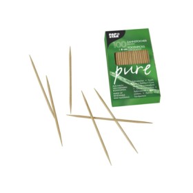 Toothpicks wood pure round 8 cm 12674