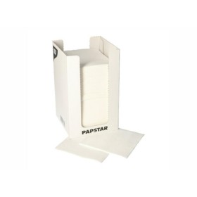 Napkins 2 ply PUNTO 1 4 fold 20 cm x 20 cm whi