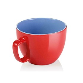 kubek crema shine czerwony