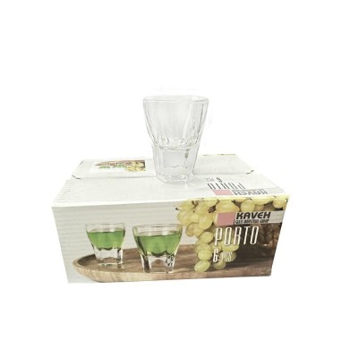 Kieliszki 60 ml PORTO 6 sztuk Hoodooart