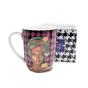 Kubek z uchem motyw kobiety 400ml P&P P³achetk