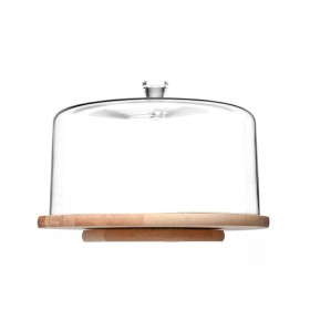 PATERA DREWNIANA OBROTOWA Z KLOSZEM 33CM 0291 