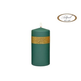 wieca sparkle zielona 200