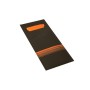 Bags for cutlery 20 cm x 8 5 cm black orange S