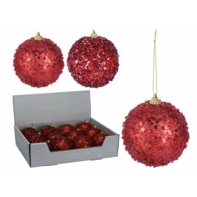 Bombka choinkowa wi¹teczna 8cm pianka czerwon