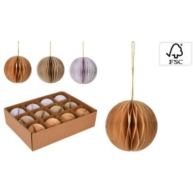 Bombka wi¹teczna choinkowa 8cm z papieru 3 ko