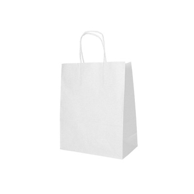Torebka papierowa bia³a 44x32x17CM z uszami Pa