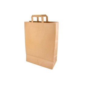 Torba papierowa z uszami 40x30x13cm br¹z Papst