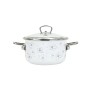 Garnek emaliowany 161,5L Bianco pokrywka szkla