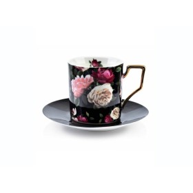 Fili¿anka pola black filizanka ze spodkiem 250