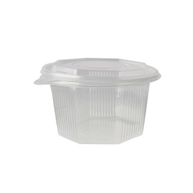 Pojemnik jednorazowy 8 k¹tny z pokrywk¹ 1L, PP