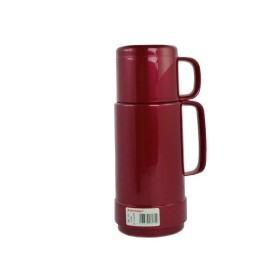 Termos plastikowy  250ml kolor burgund bordowy