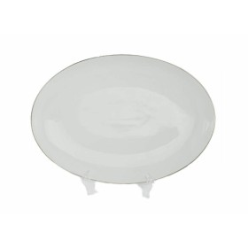 Pó³misek owalny 31 cm Base Platin 1183
