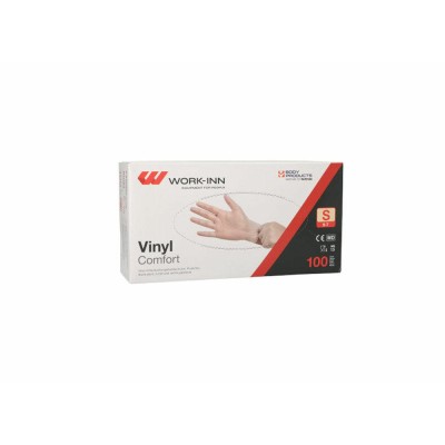 Rêkawice winylowe rozmiar S COMFORT 100szt
