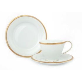 garnitur antonio gold filizanka i spodek