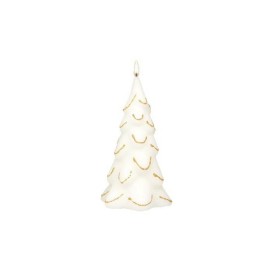 wieca choinka15x8cm KOLOR BIA£Y