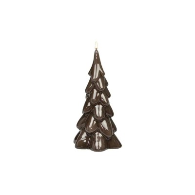 wieca du¿a choinka 15x8cm B 112 ziemnisty br¹z lakier Adpal