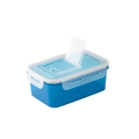POJEMNIK PROSTOK¥TNY DO ¯YWNOCI Q LOCK 1,0L 1174 NIEBIESKI