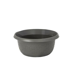 MISKA OKR¥G£A POJEMNOÆ 15L PLASTIK KOLOR CIEMNO SZARY