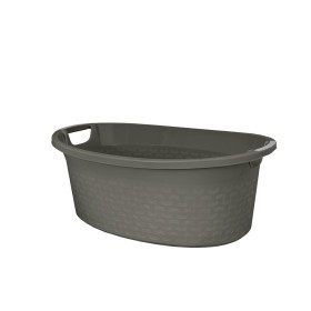 MISKA OWALNA POJEMNOÆ 40 PLASTIK KOLOR JASNO SZARY