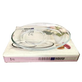 Spodek owalny szklany 18 cm FLORIDA SC7306GCL