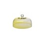Klosz szklany 26 cm do sera ciast Bursztynowy FKL0108 Krosno Glass
