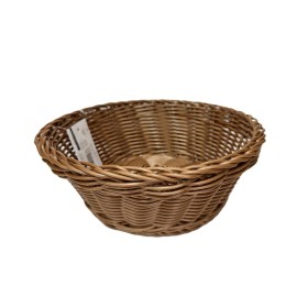 KOSZYK NA CHLEB OKR¥G£Y REDNICA 20CM WYSOKOÆ 7CM POLIRATAN KOLOR BR¥Z