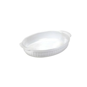 NACZYNIE DO ZAPIEKANIA OWALNE 22X14X5CM CERAMIKA BIA£E