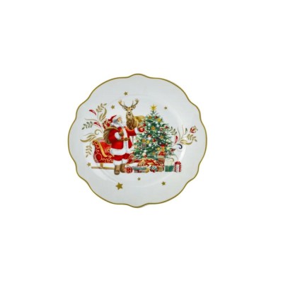 Komplet 4 talerzy wi¹tecznych 555 7184 Marco Polo