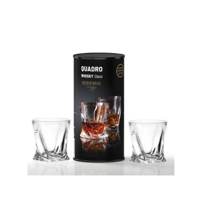 bohemia prestige quadro szklanka whisky 2szt t
