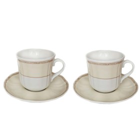 Komplet 2 fili¿anek 260 ml ze spodkami 15,5 cm GINO ATTYKA 1284 Bogucice