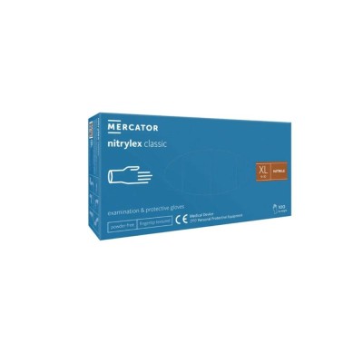 Rêkawice nitrylowe XL 100szt CLASSIC BLUE RD30019005 Mercator