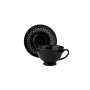 FIili¿anka  260ml ze spodkiem BISETTE czarna 075792 MPLCo